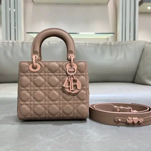 Dior Quilted Top Handle Bag with Detachable Strap image 1