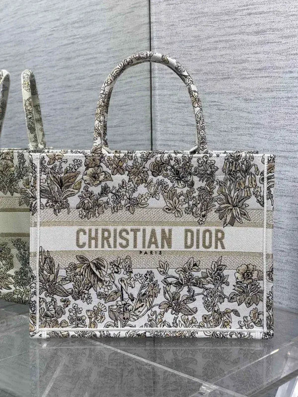 Dior Floral Pattern Tote Bag image 1