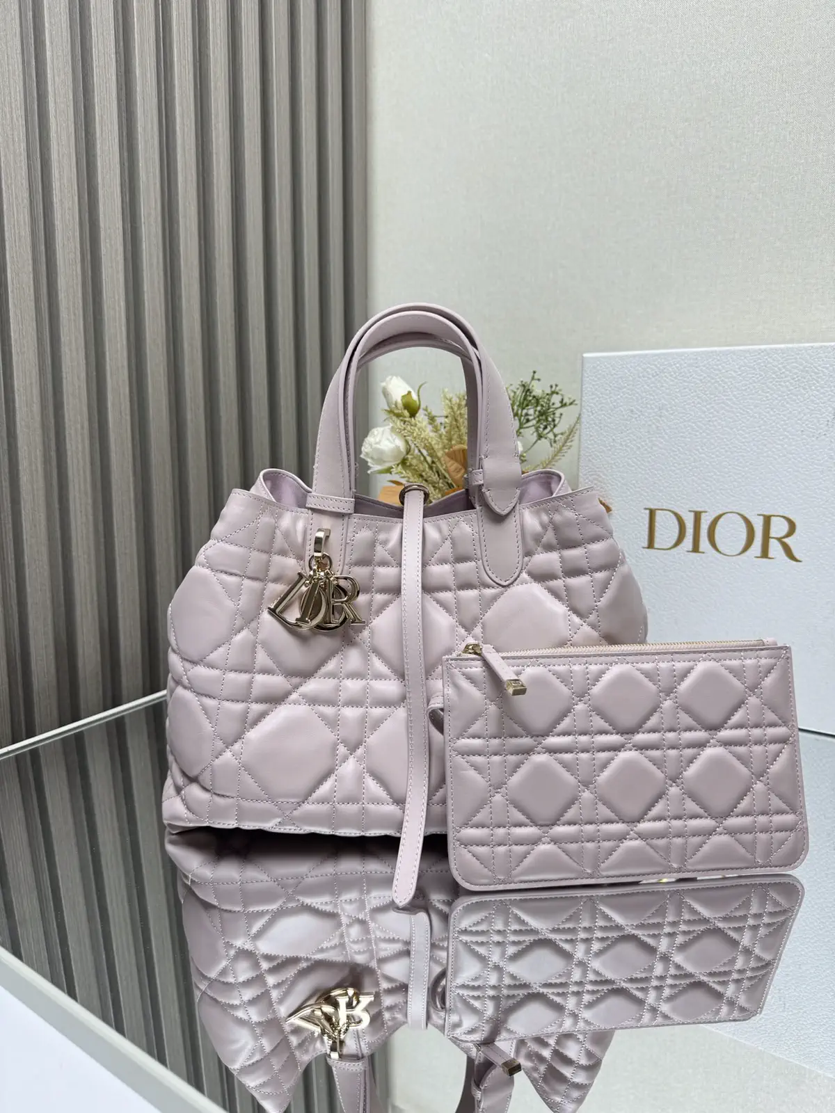 Dior Quilted Top Handle Bag image 1