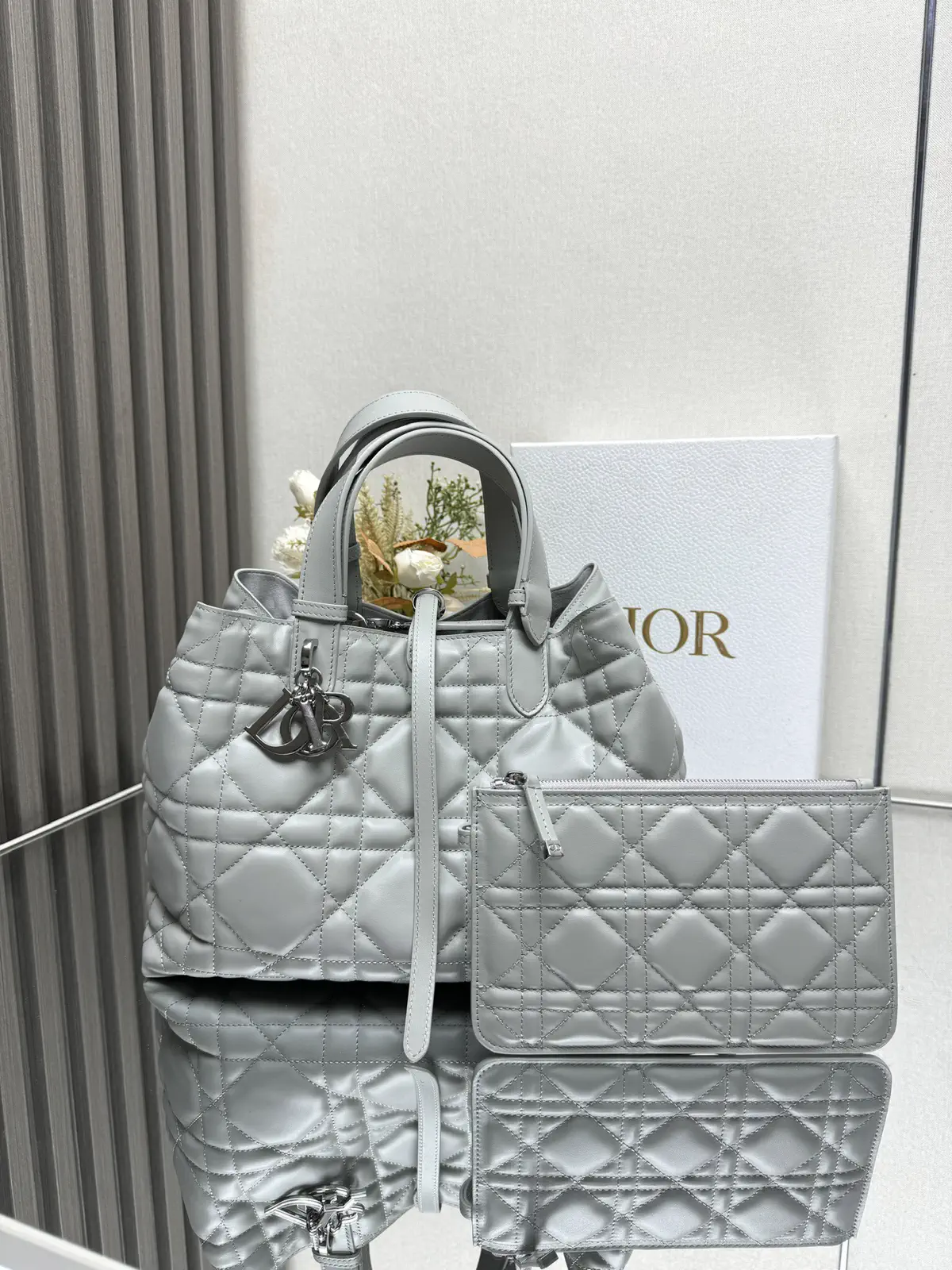 Dior Quilted Top Handle Bag image 1