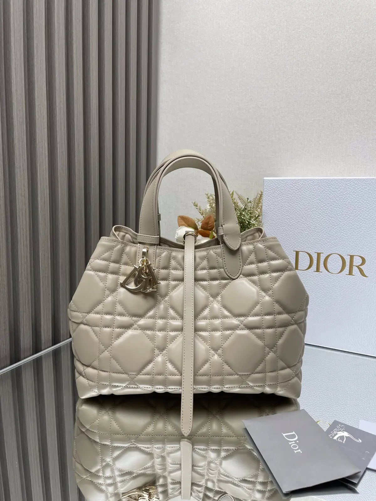Dior Quilted Top Handle Bag image 1
