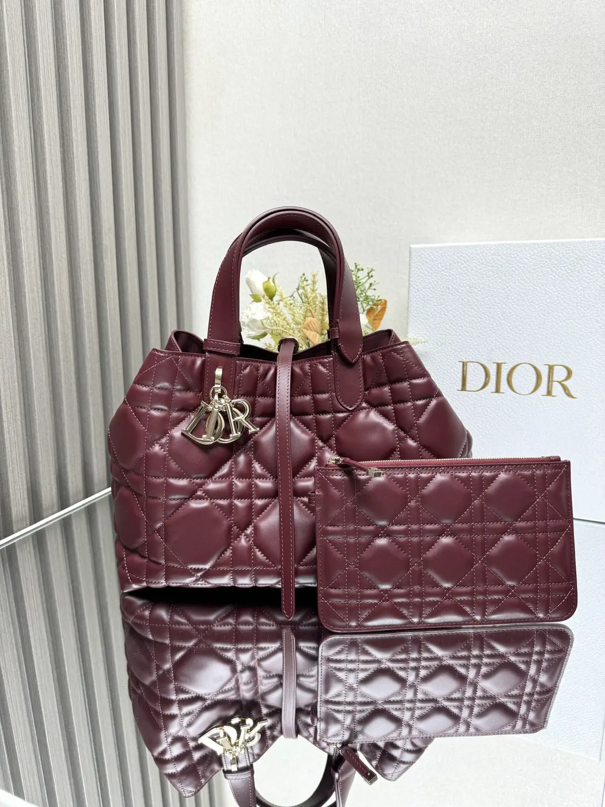 Dior Quilted Top Handle Bag image 1