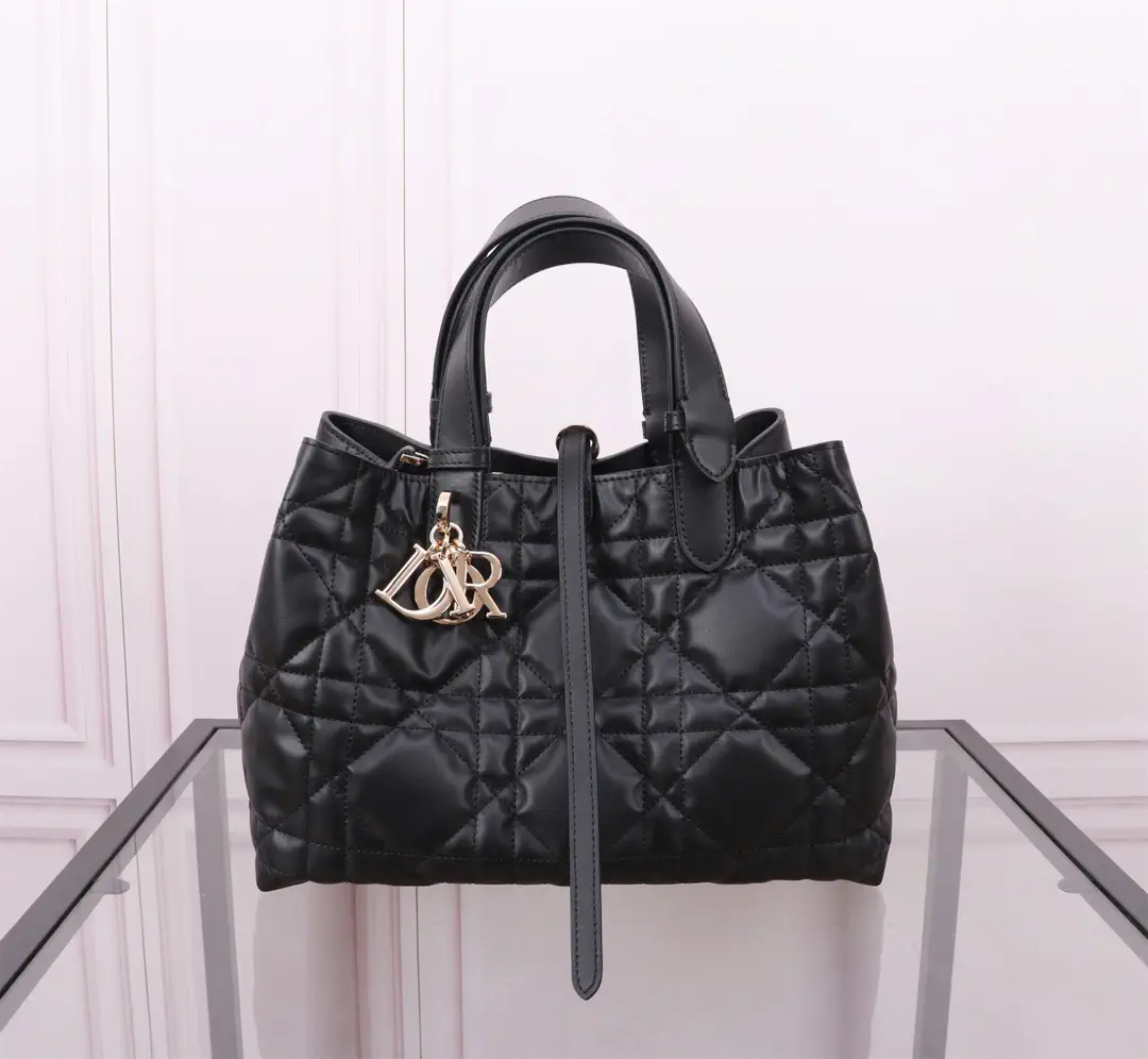 Dior Quilted Medium Toujours Top Handle Bag image 1
