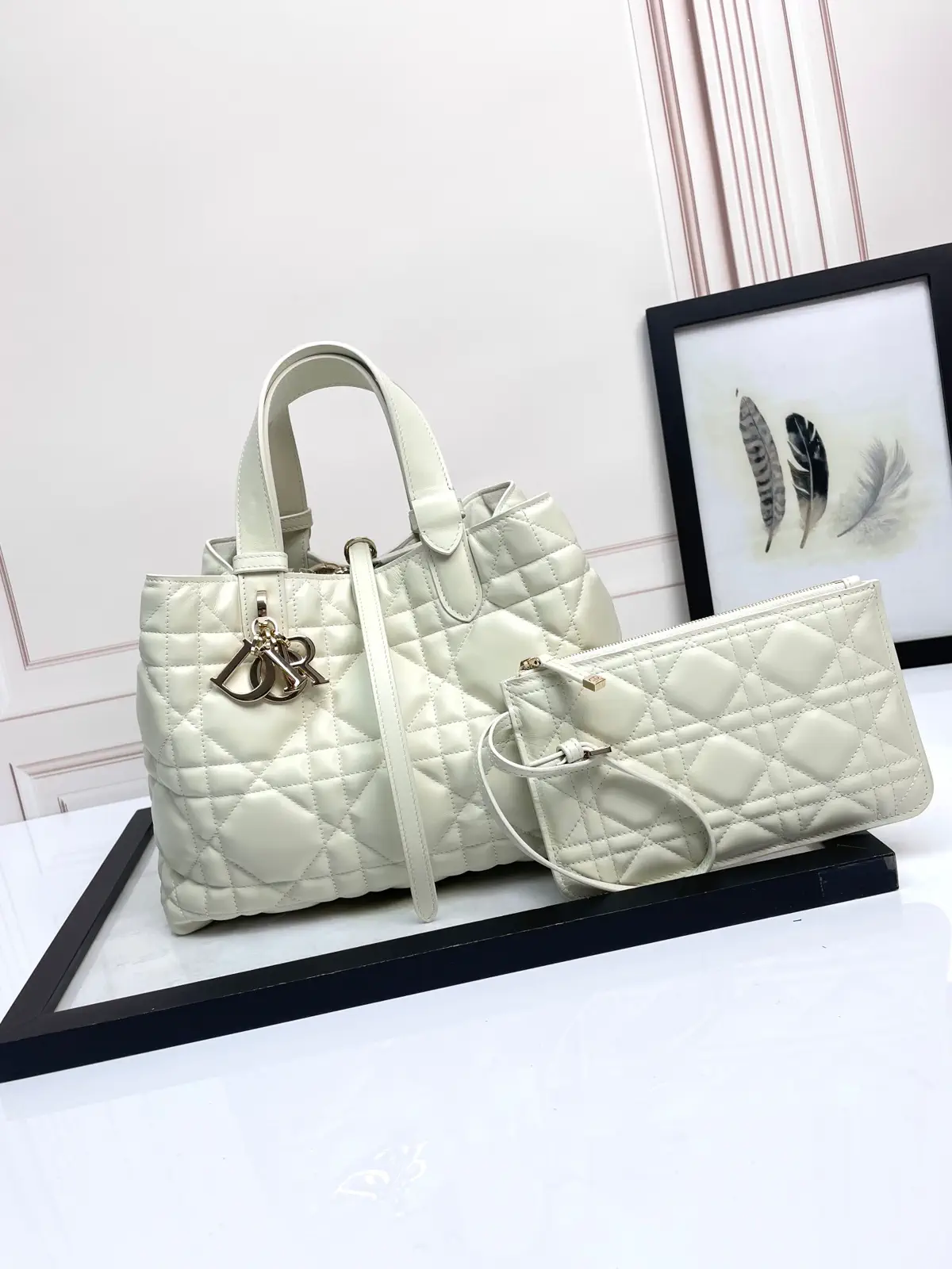 Dior Toujours Quilted Top Handle Bag image 1