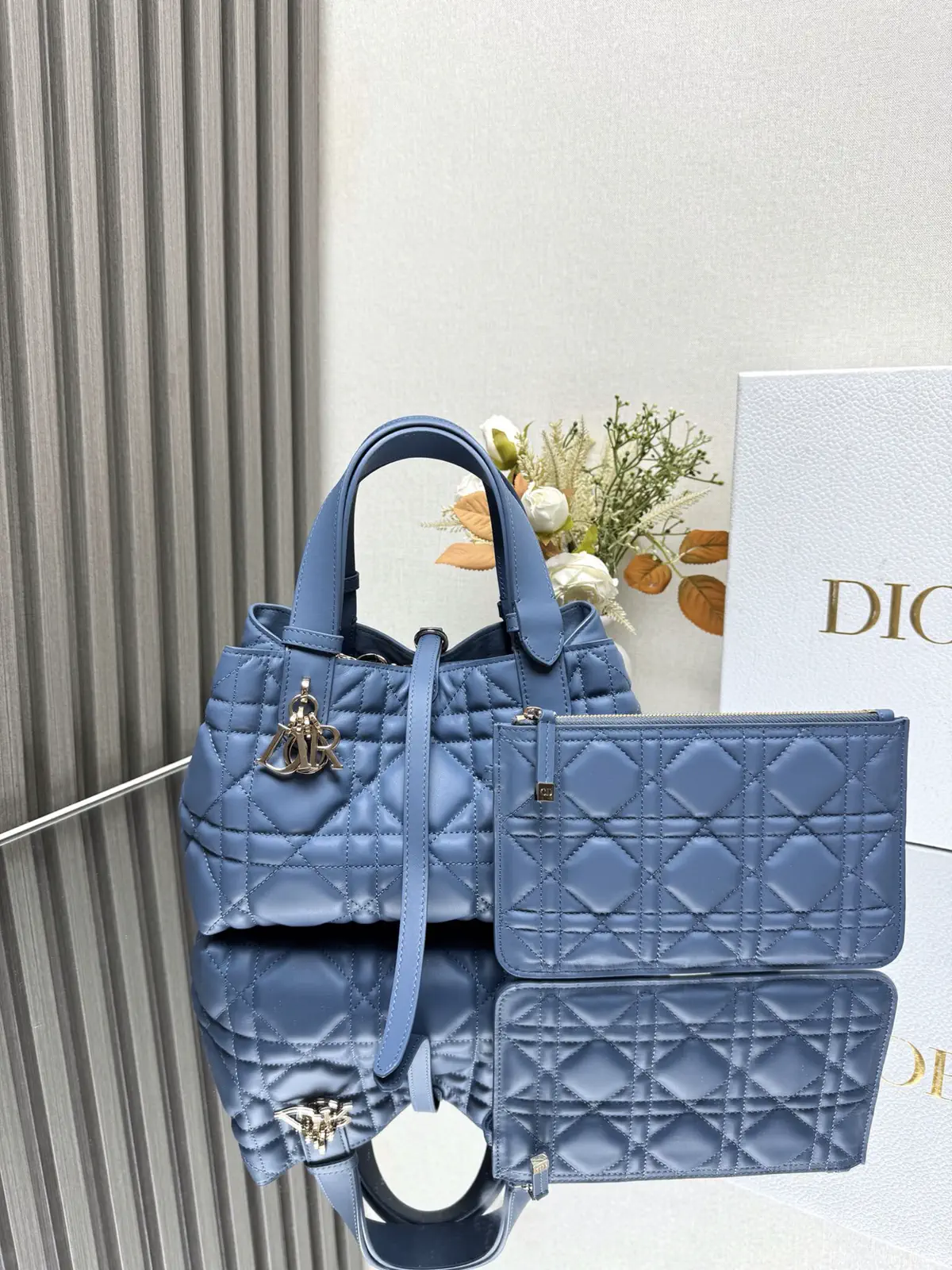 Dior Quilted Top Handle Bag image 1
