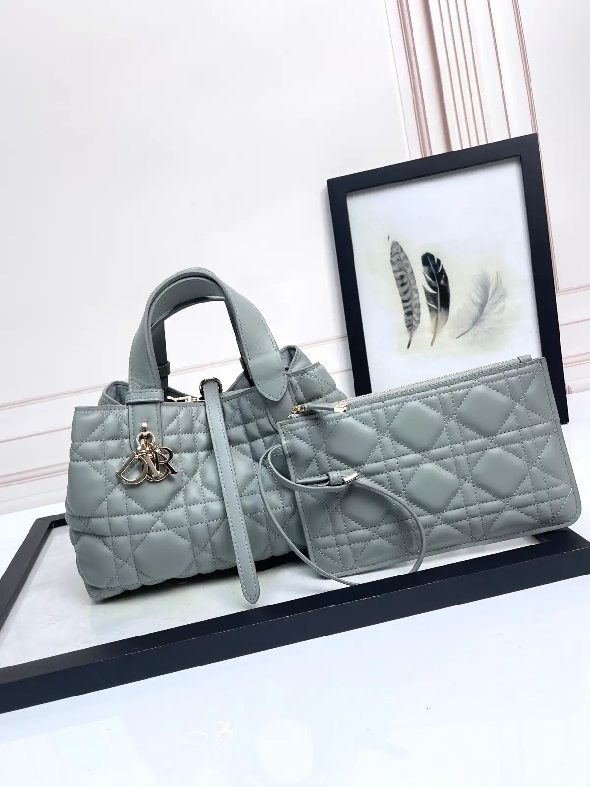 Dior Toujours Quilted Top Handle Bag image 1