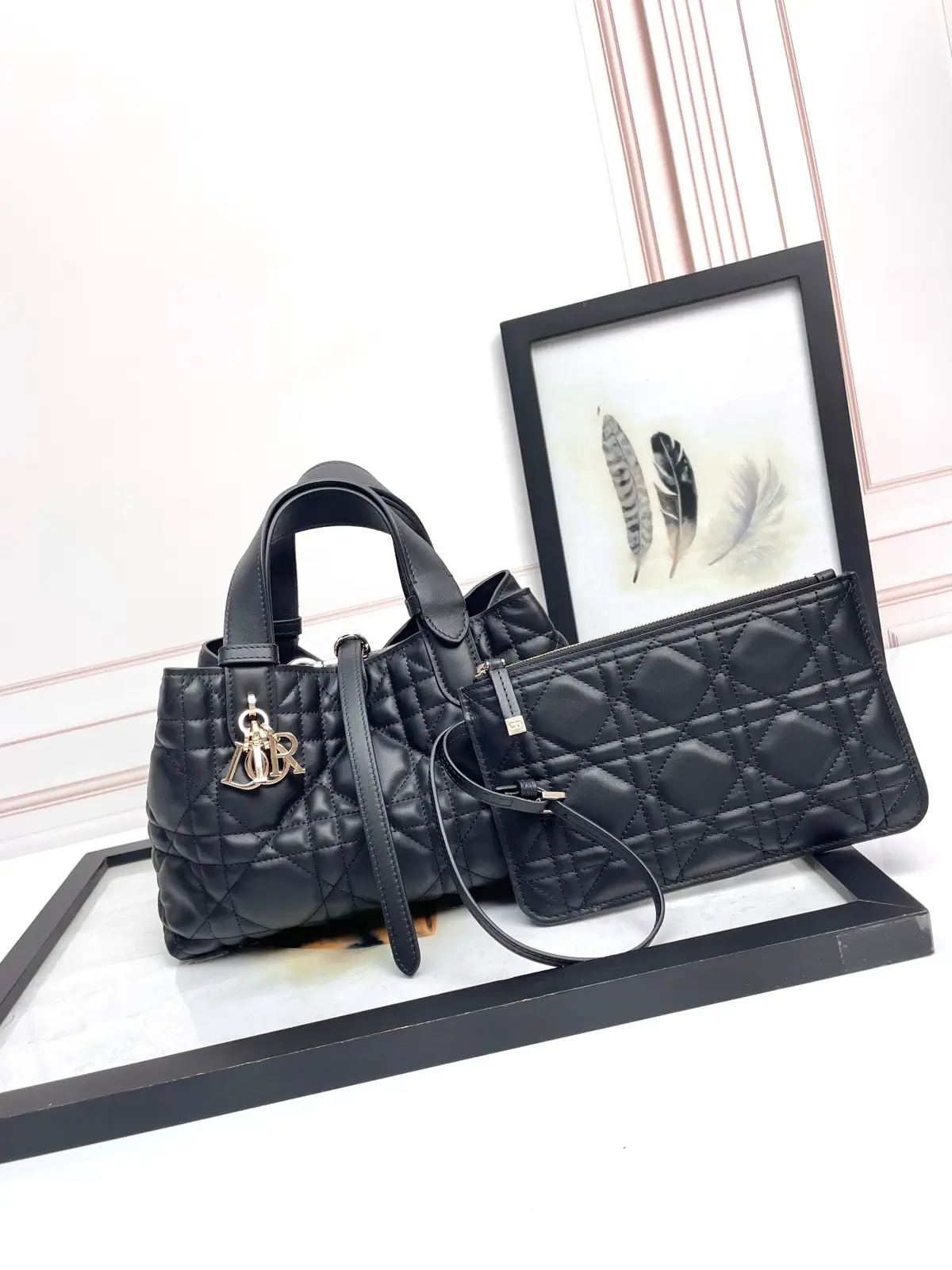 Dior Toujours Quilted Top Handle Bag image 1