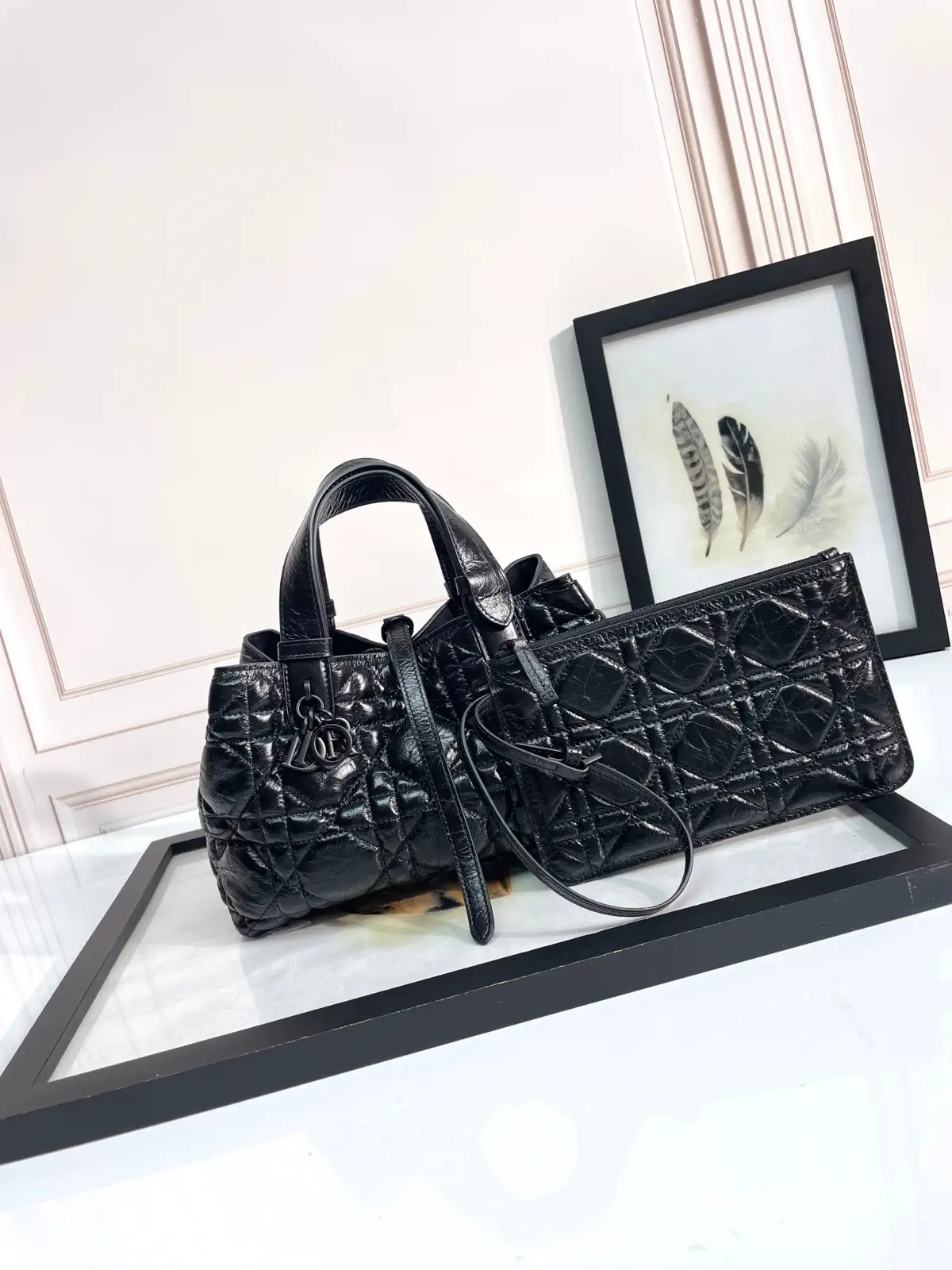 Dior Toujours Quilted Top Handle Bag image 1
