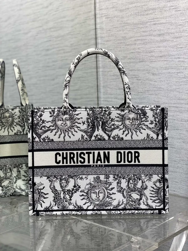 Dior Sun Embroidered Tote Bag image 1