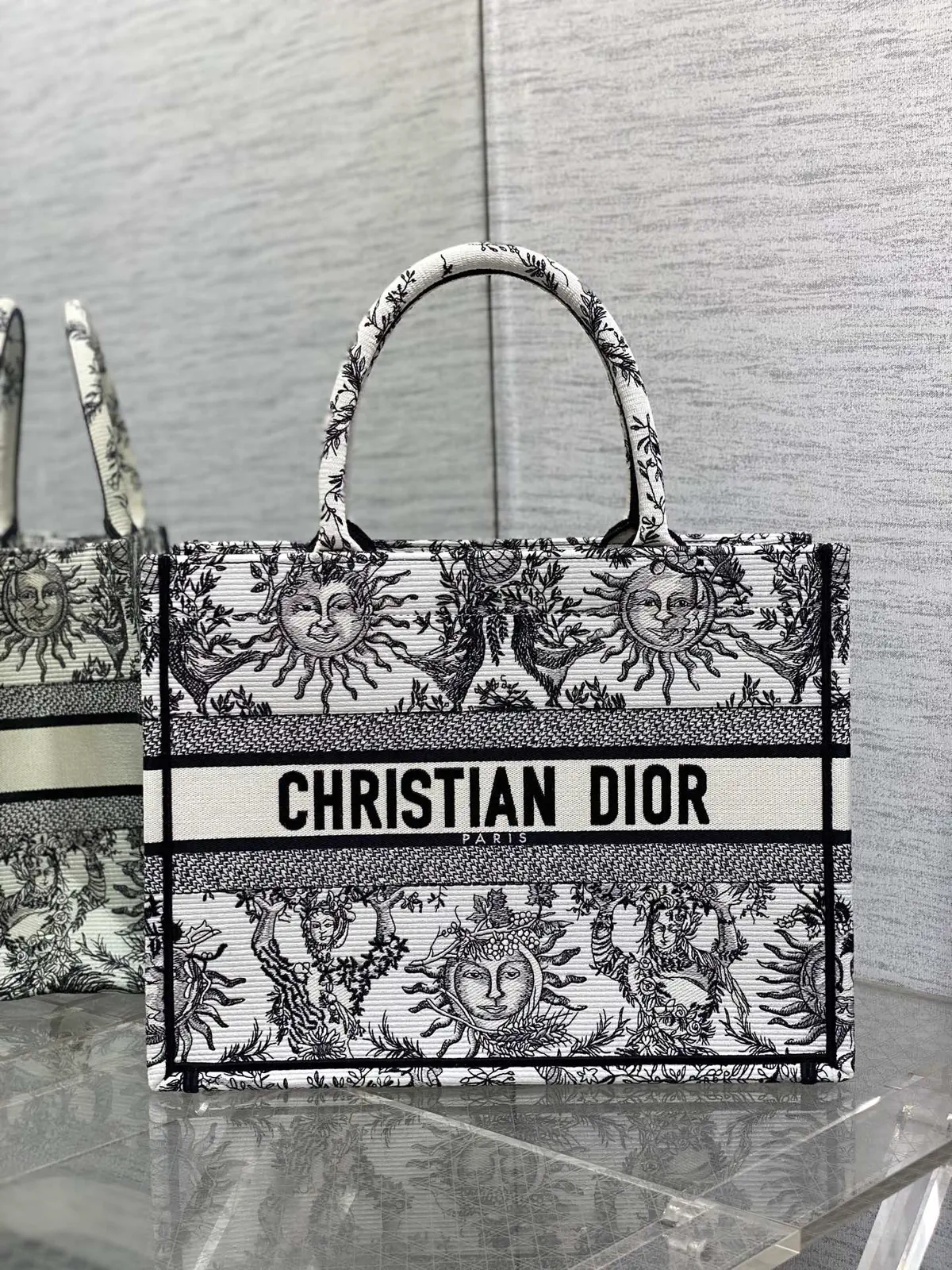 Dior Sun Embroidered Tote Bag image 1
