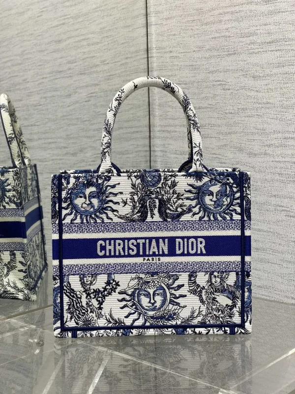 Dior Embroidered Tote Bag image 1