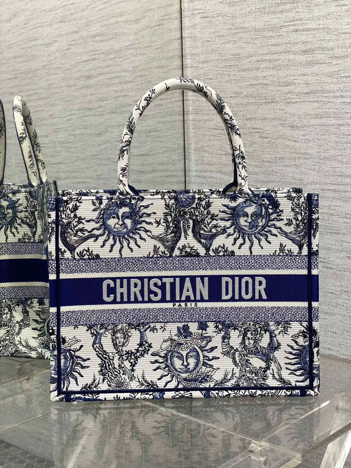 Dior Sun Embroidered Tote Bag image 1