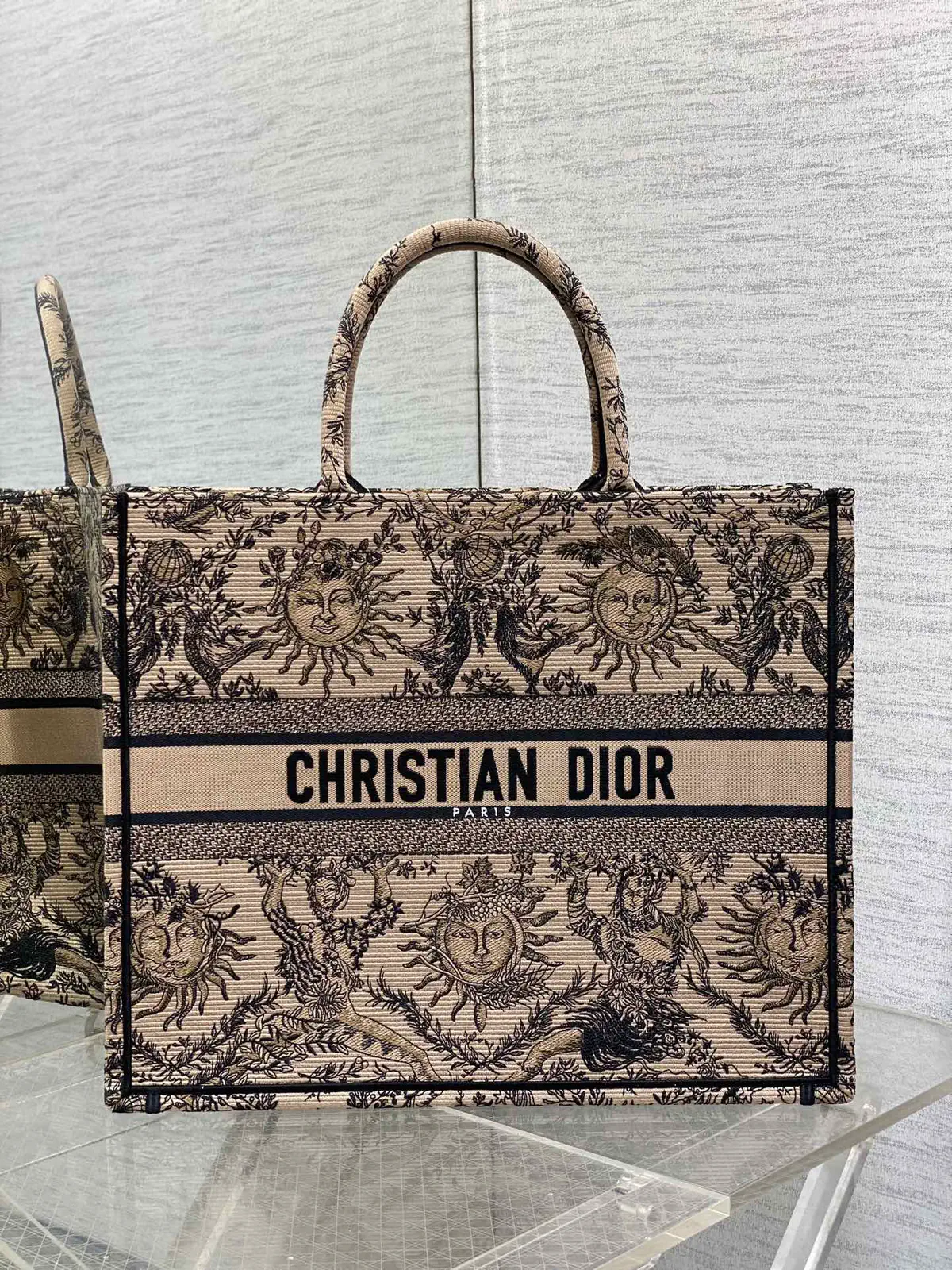 Dior Sun Embroidered Tote Bag image 1