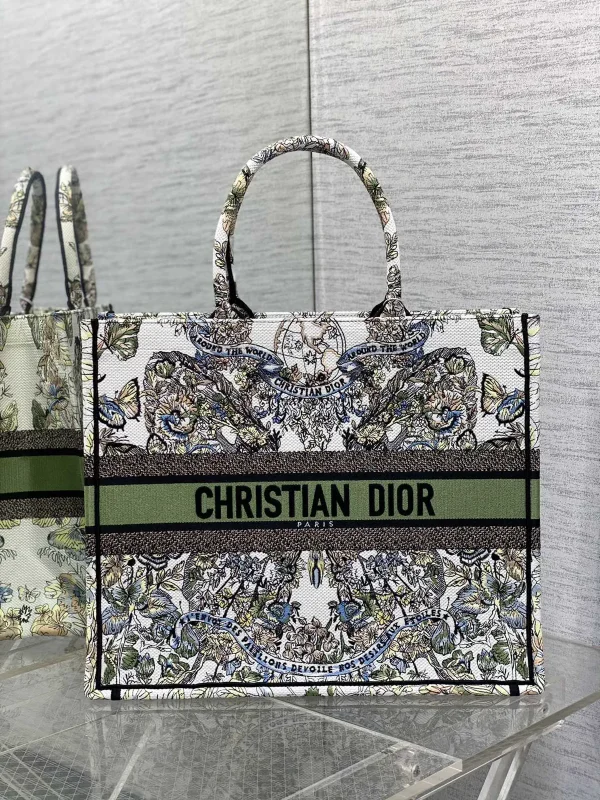 Dior Butterfly Print Tote Bag image 1