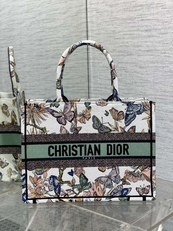 Dior Butterfly Print Tote Bag image 1
