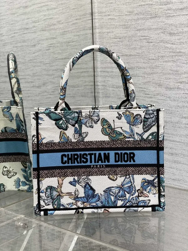Dior Butterfly Print Tote Bag image 1