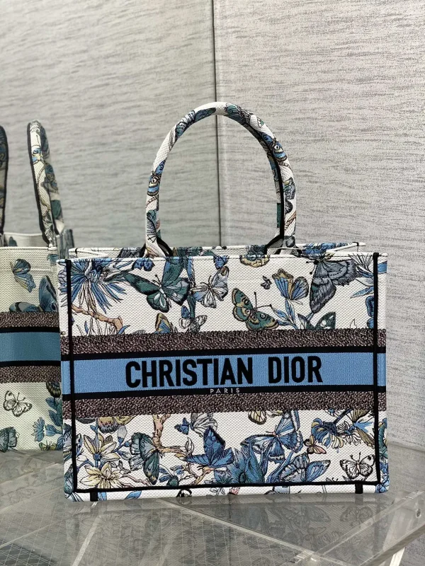 Dior Butterfly Print Tote Bag image 1