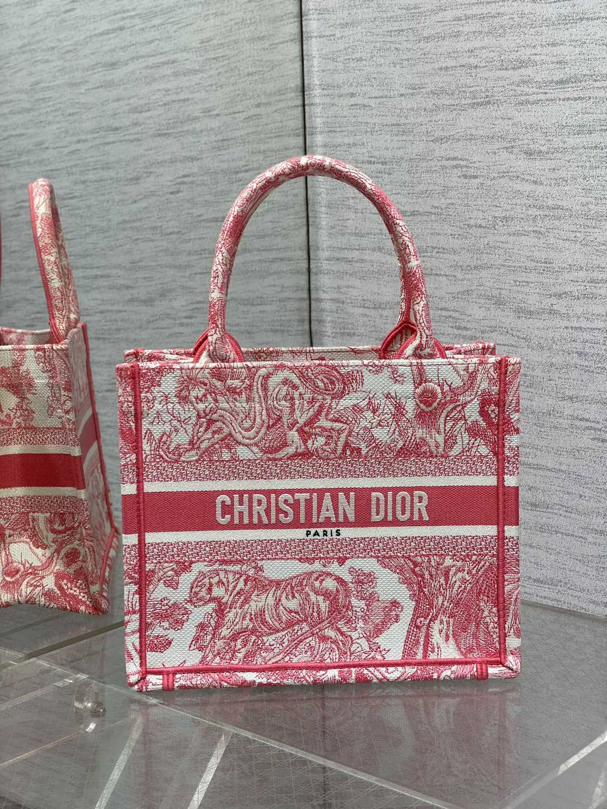 Dior Embroidered Tote Bag image 1