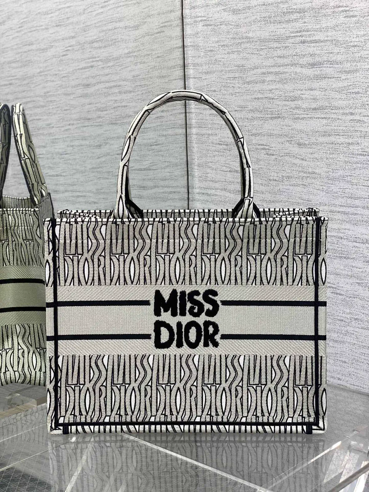 Dior Miss Dior Embroidered Tote Bag image 1