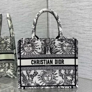 Dior Embroidered Sun Motif Tote Bag image 1