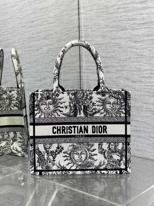 Dior Embroidered Sun Motif Tote Bag image 1