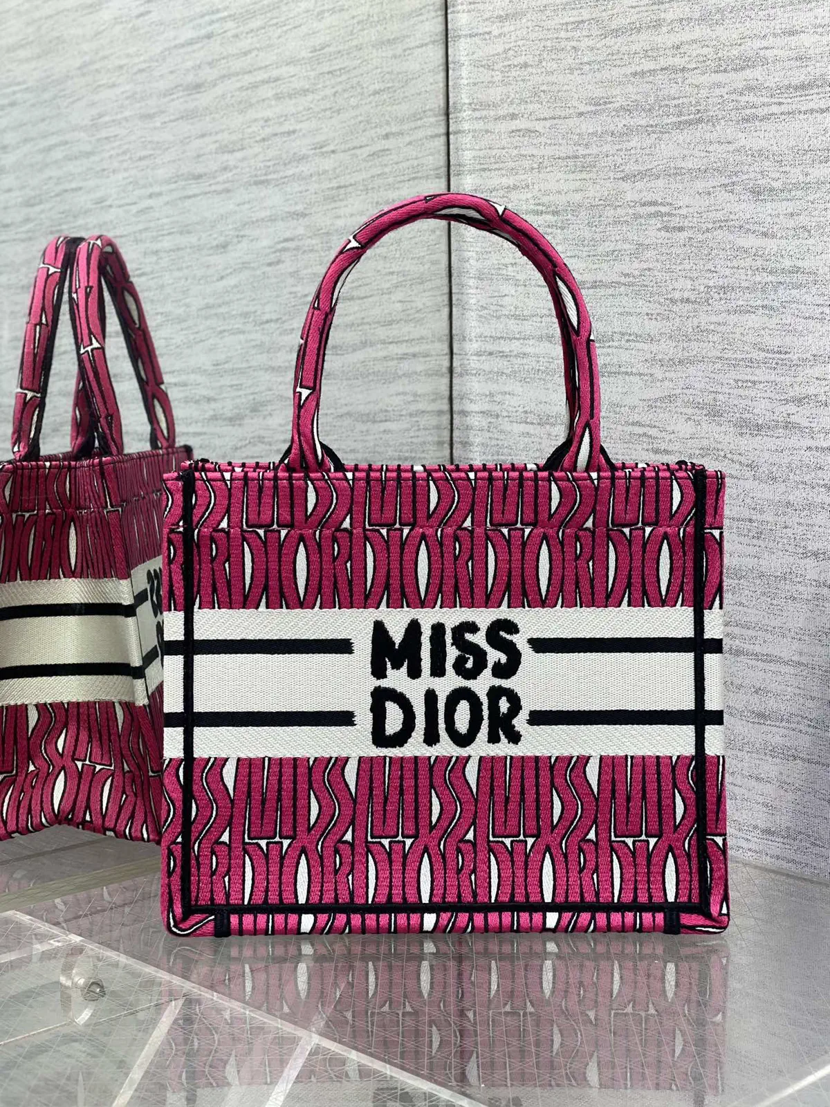 Dior Miss Dior Embroidered Tote Bag image 1