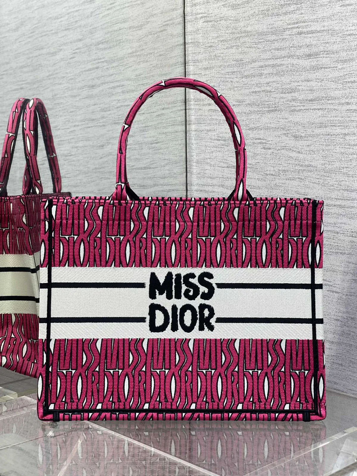 Dior Miss Dior Embroidered Tote Bag image 1