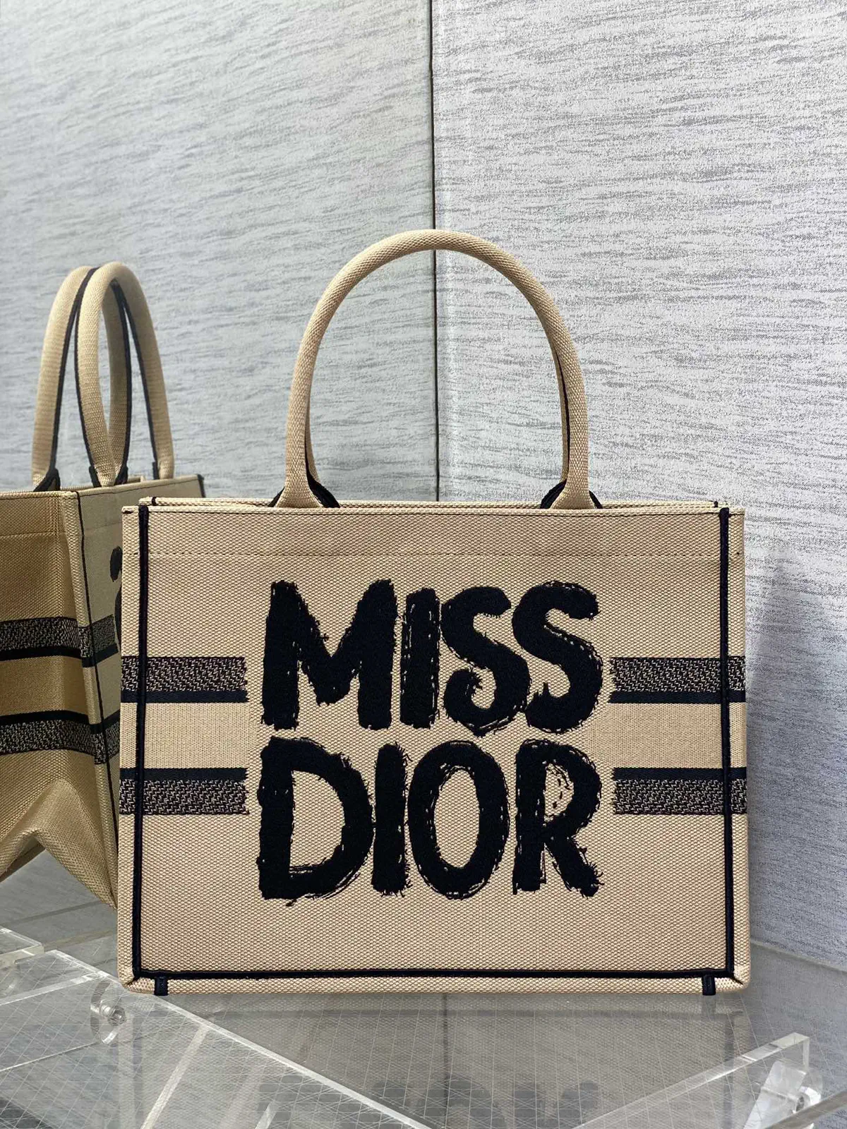 Dior Miss Dior Embroidered Tote Bag image 1