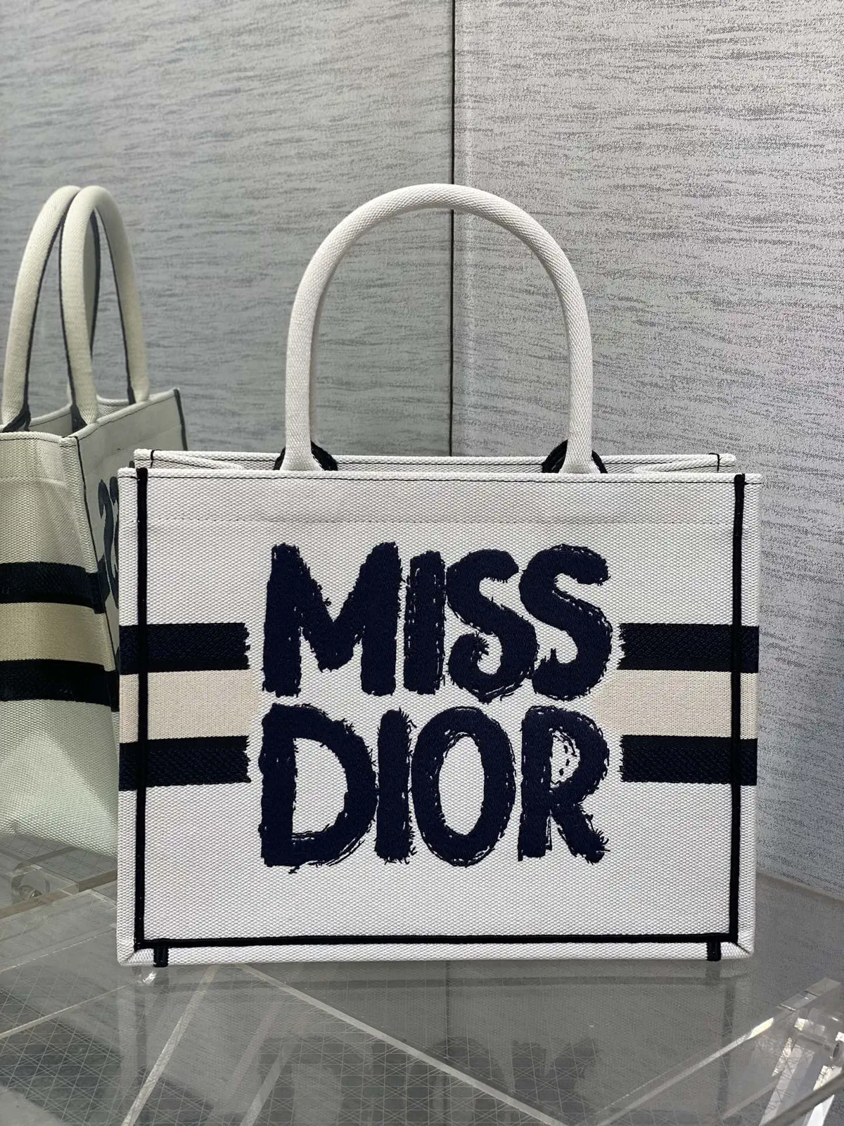 Dior Miss Dior Embroidered Tote Bag image 1