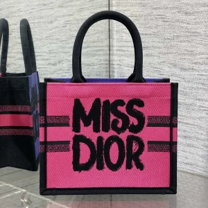 Dior Embroidered Tote Bag image 1
