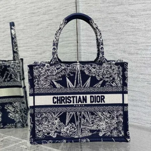 Dior Embroidered Tote Bag image 1