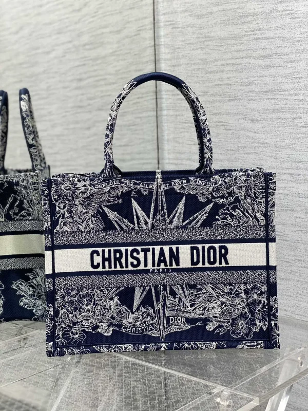 Dior Star Embroidered Tote Bag image 1