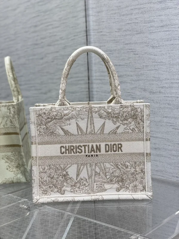 Dior Embroidered Tote Bag image 1