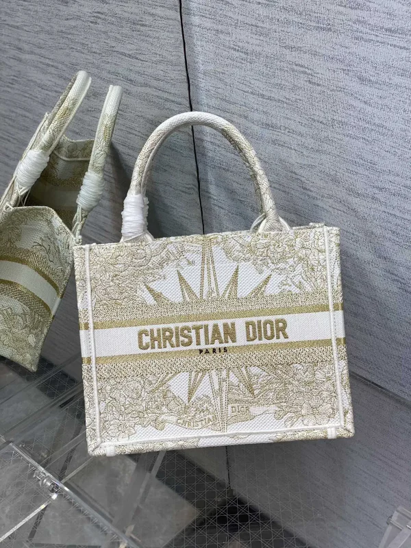 Dior Embroidered Tote Bag image 1