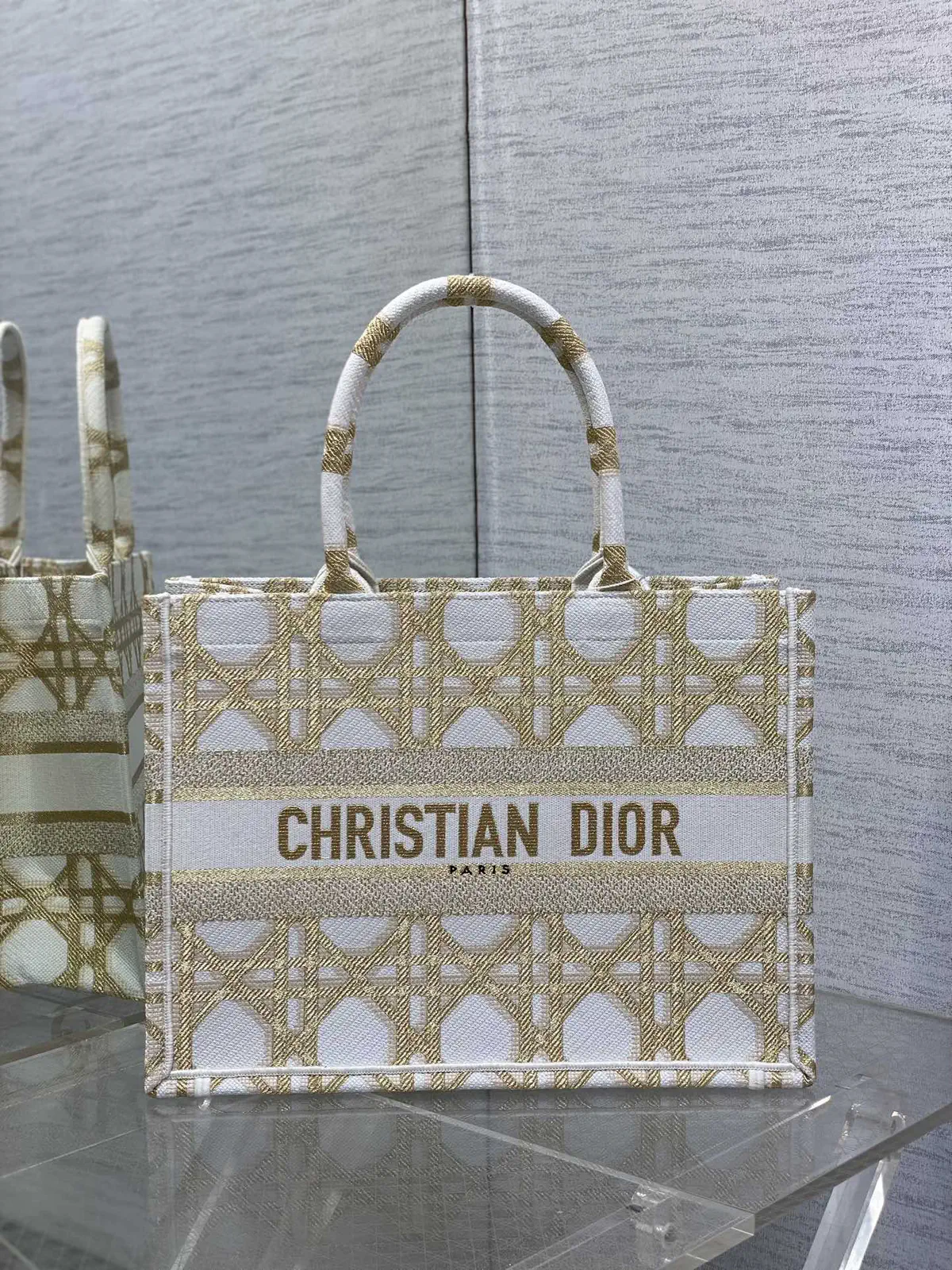 Dior Geometric Pattern Tote Bag image 1