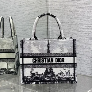 Dior Paris Print Tote Bag image 1