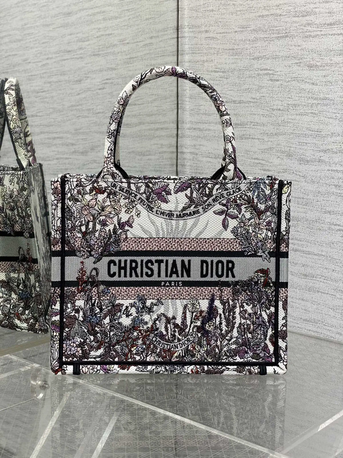 Dior Floral Print Tote Bag image 1