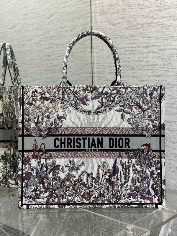 Dior Floral Print Tote Bag image 1