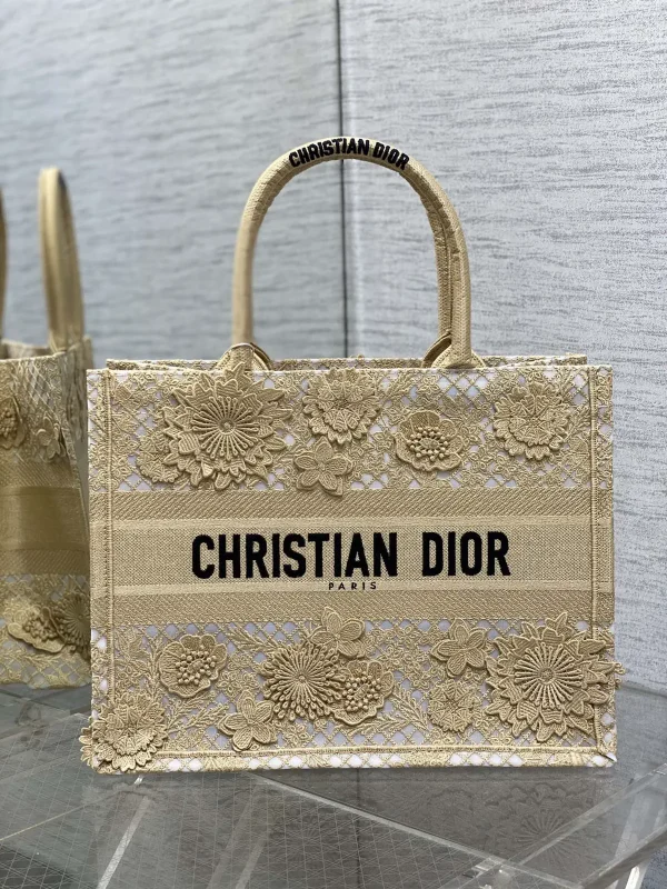 Dior Floral Lace Tote Bag image 1