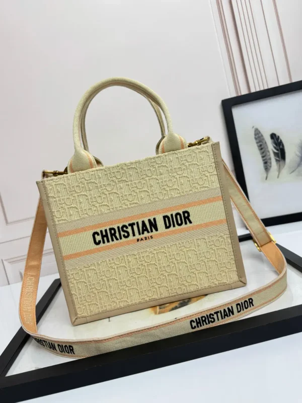 Dior Monogram Book Tote Bag with Detachable Strap image 1