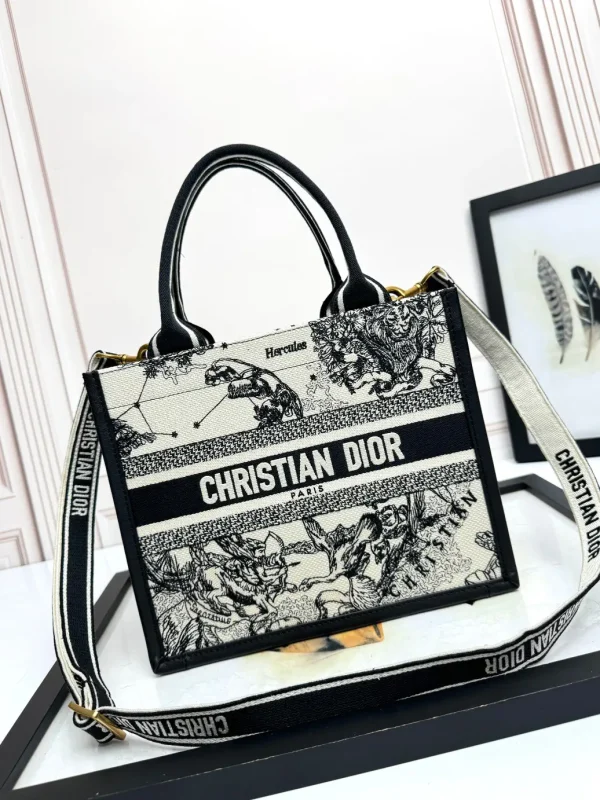 Dior Hercules Print Book Tote Bag image 1
