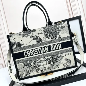 Dior Zodiac Print Book Tote Bag image 1