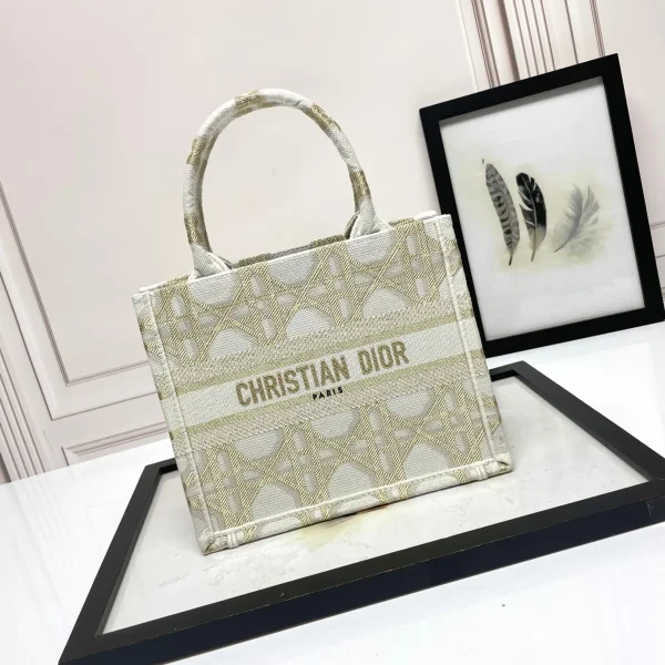 Dior Geometric Pattern Book Tote Bag image 1