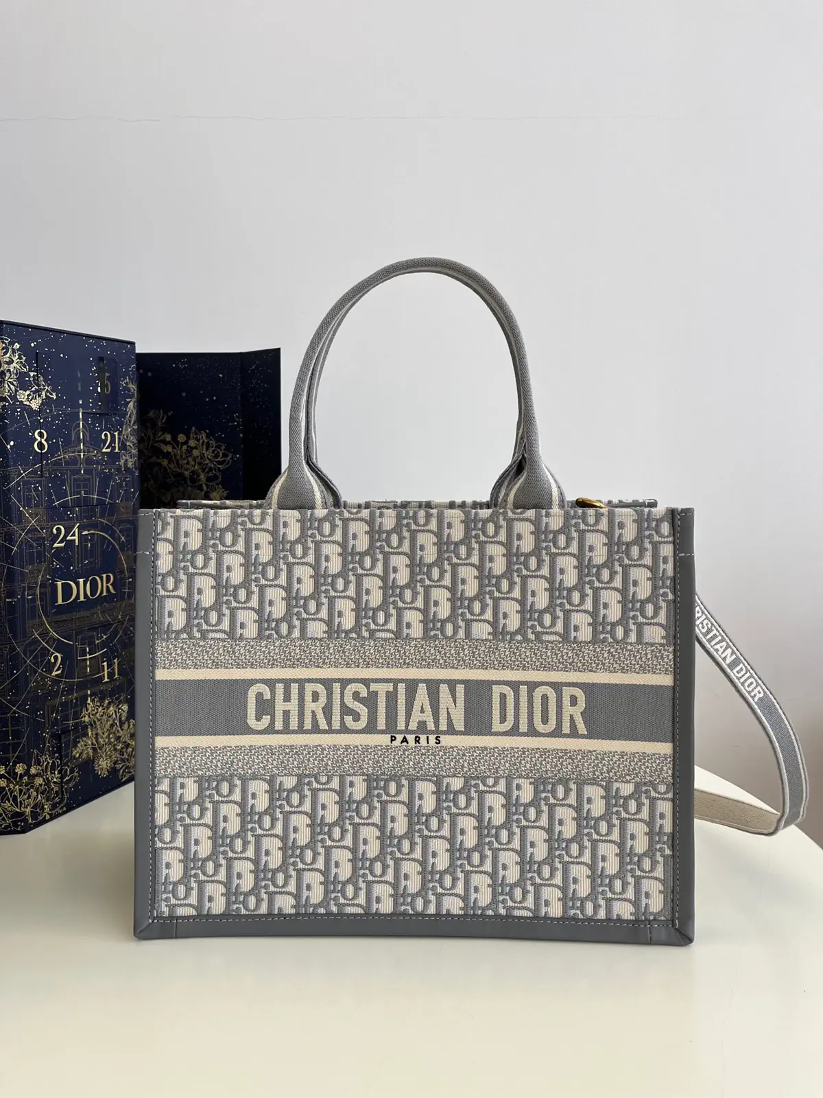 Dior Monogram Tote Bag image 1