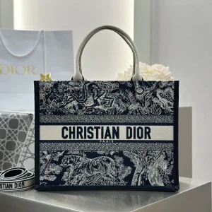Dior Animal Print Book Tote Bag image 1