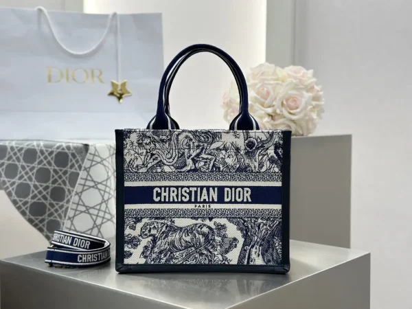 Dior Animal Print Book Tote Bag image 1