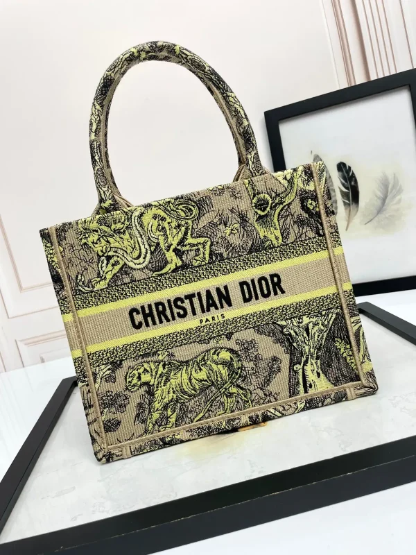 Dior Tiger Print Book Tote Bag image 1