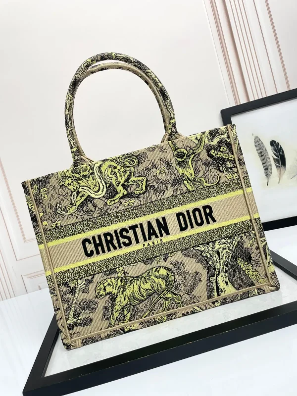 Dior Animal Print Book Tote Bag image 1