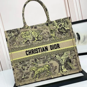 Dior Animal Print Book Tote Bag image 1