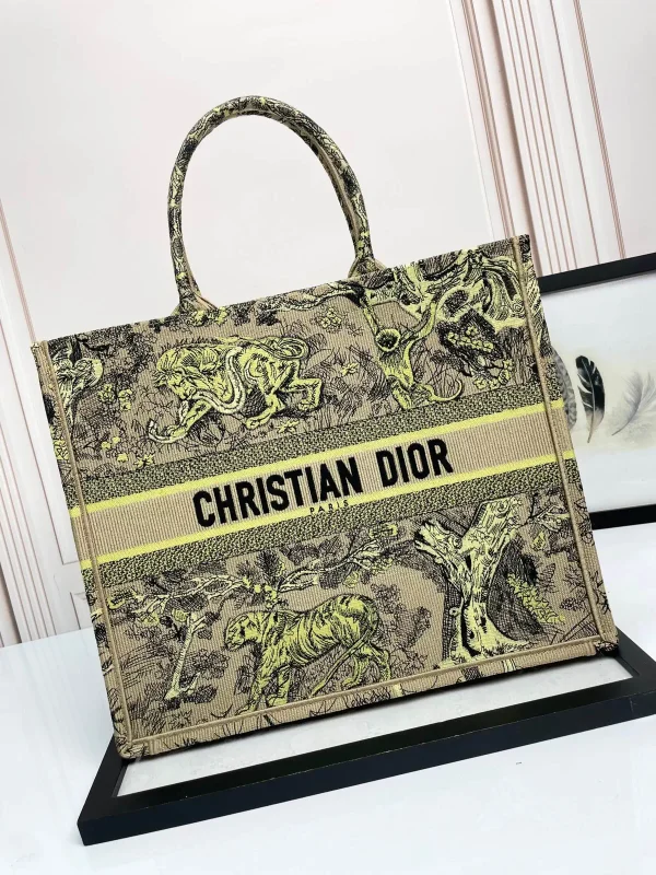 Dior Animal Print Book Tote Bag image 1